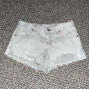 Free People Jean Shorts